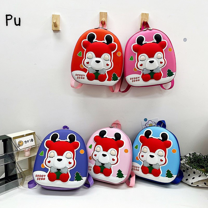 Ba Lô Nhẹ In Họa Tiết Kỳ Lân Hoạt Hình Dễ Thương Cho Bé