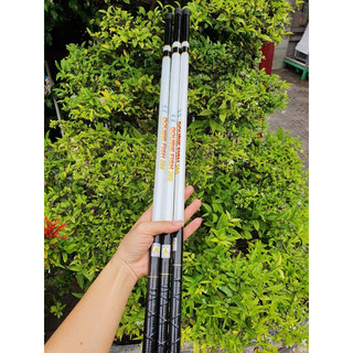 Cần câu tay Cá Trắng Double Fish 3H, tặng kèm trục buộc sẵn