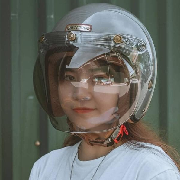 Kính Bubble Gắn Nón 3/4, Fullface - Kính Thay Mũ Bảo Hiểm Đủ Màu