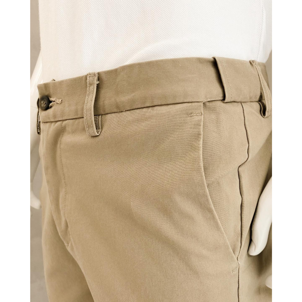 Quần Kaki Dài Nam Màu Nâu Cao Cấp Chinos Brown 2.0 BY COTTON