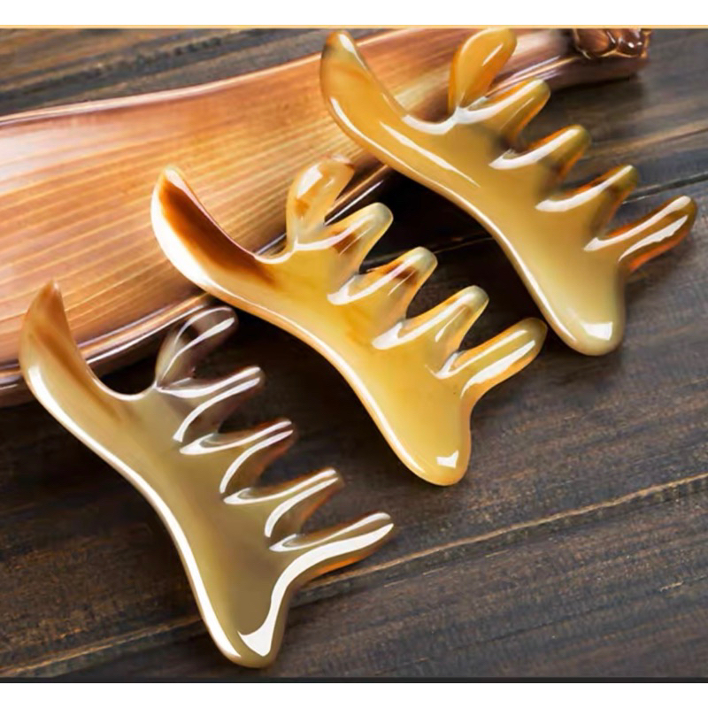 Lược Sừng Đa Năng Thần Thánh  Massage Làm Đẹp, Thư Giãn, Lưu Thông Máu Giảm Đau Đầu