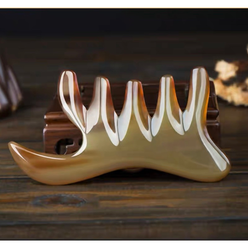 Lược Sừng Đa Năng Thần Thánh  Massage Làm Đẹp, Thư Giãn, Lưu Thông Máu Giảm Đau Đầu