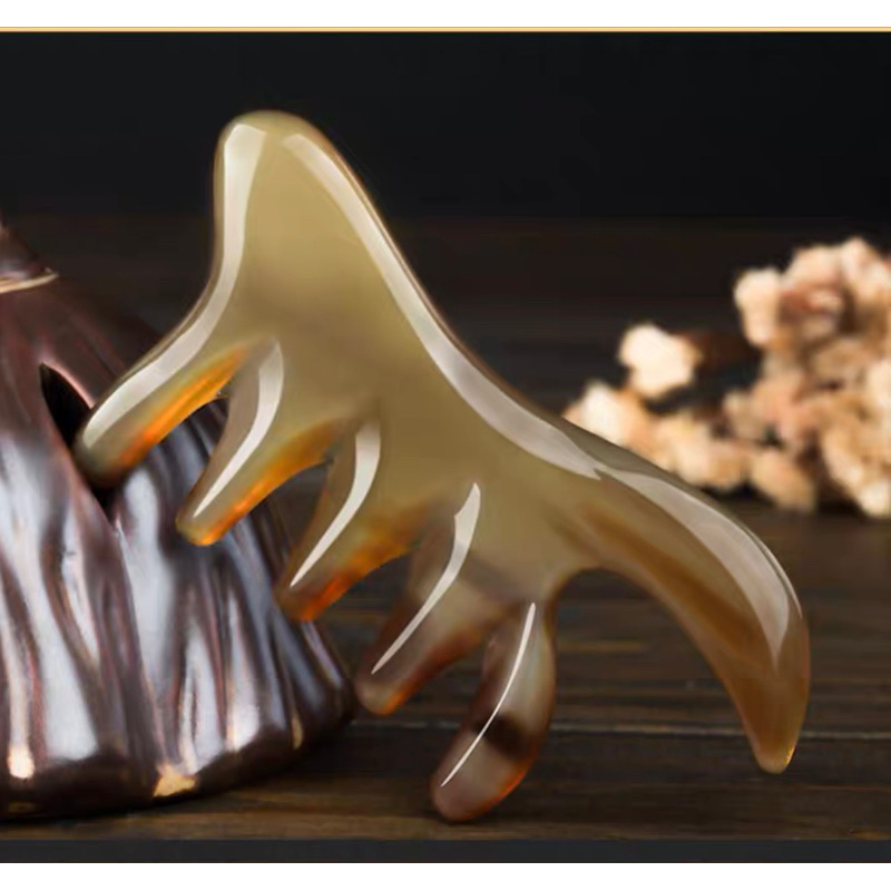 Lược Sừng Đa Năng Thần Thánh  Massage Làm Đẹp, Thư Giãn, Lưu Thông Máu Giảm Đau Đầu