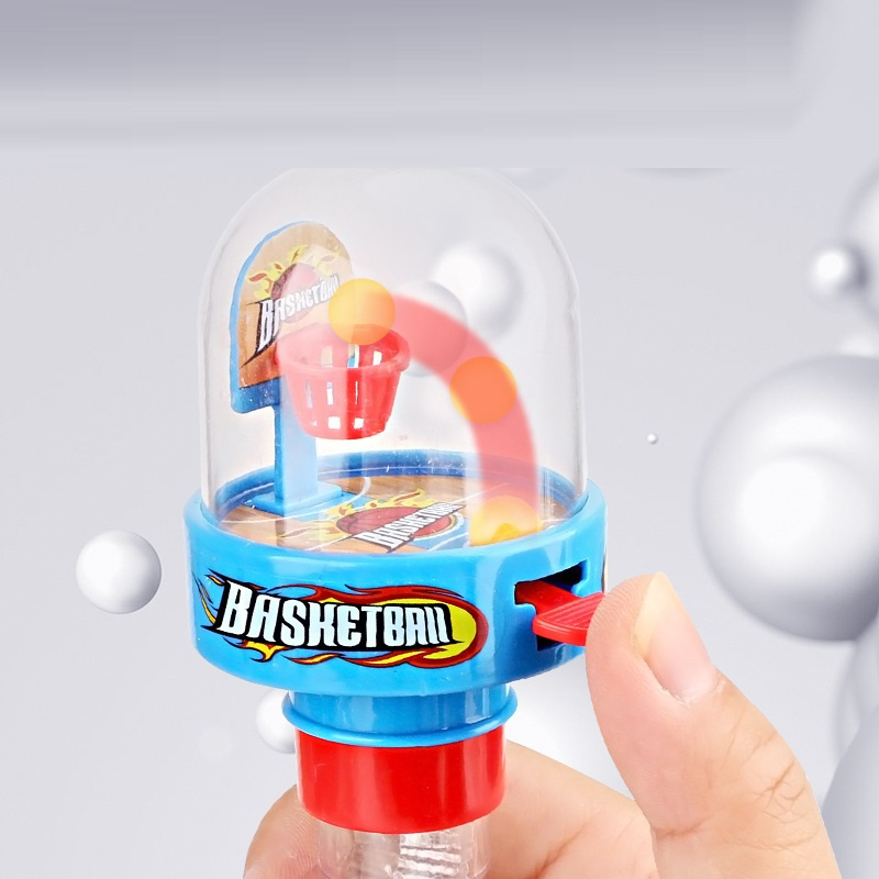 Kẹo đồ chơi, máy bắn kẹo bóng rổ dành cho trẻ em