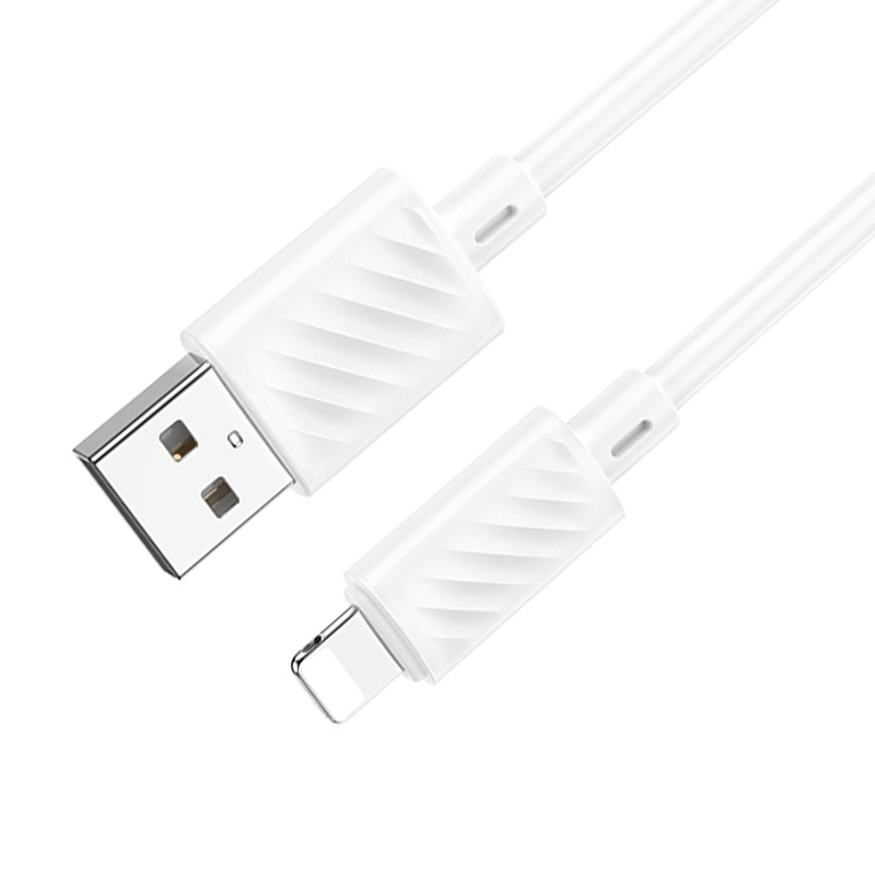 Dây sạc IPX88 trắng, chống cháy nổ, chống gãy đứt, siêu bền,