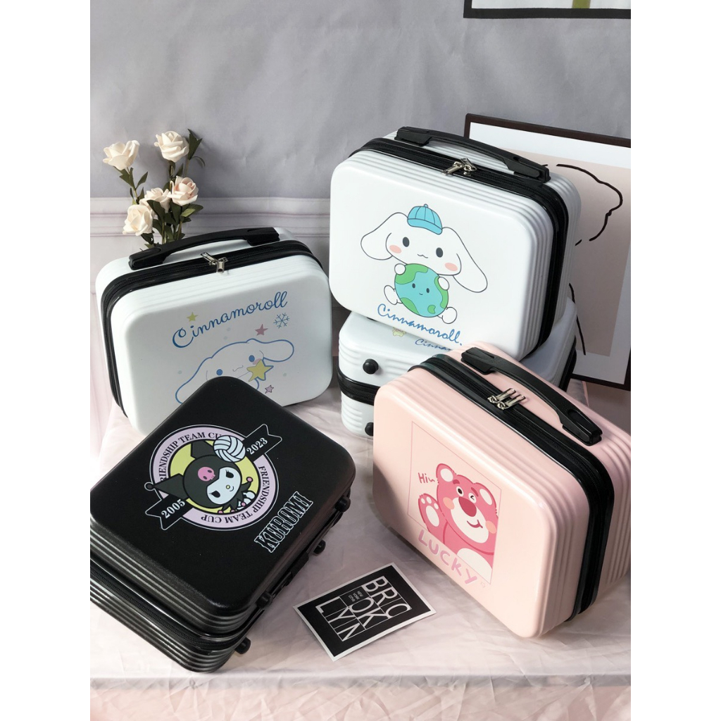 Vali Mini Cốp Đựng Mỹ Phẩm Đồ Trang Điểm Chất Liệu Nhựa Chống Nước