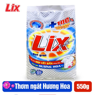 Bột giặt LIX extra hương hoa 550g_COMBO 5 TÚI