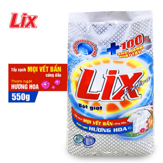Bột giặt LIX extra hương hoa 550g