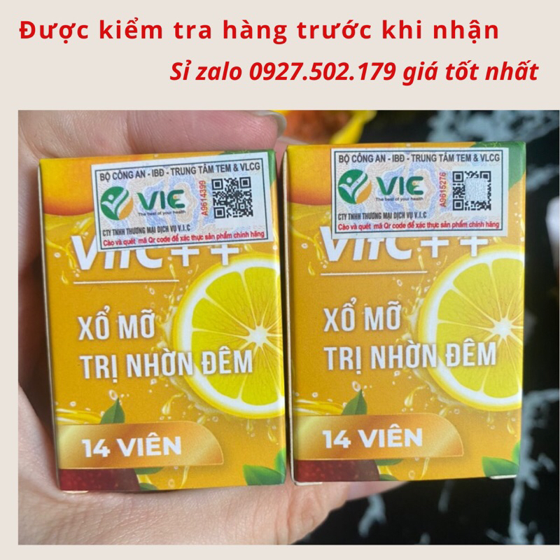 [Có tem chính hãng] Viên xổ mỡ đêm VITC - Sổ mỡ ban đêm nhà Vitc kẹo dứa - Giảm mỡ bụng đùi