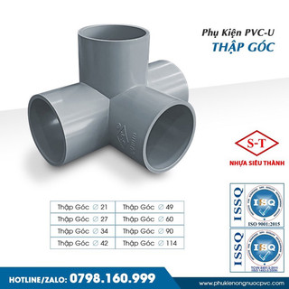 Co góc 3 hướng, co góc 4 hướng , chữ thập phi 21-27-34