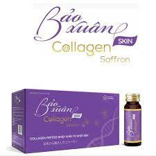 Nước Uống Bảo Xuân Skin Collagen Saffron - Hỗ trợ hạn chế lão hóa, tăng đàn hồi cho da - Hộp 10 Lọ x 50ml