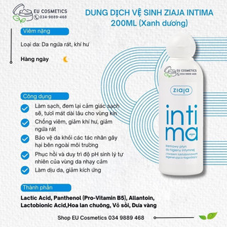 Dung dịch vệ sinh Ziaja Intima