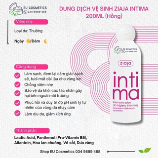 Dung dịch vệ sinh Ziaja Intima