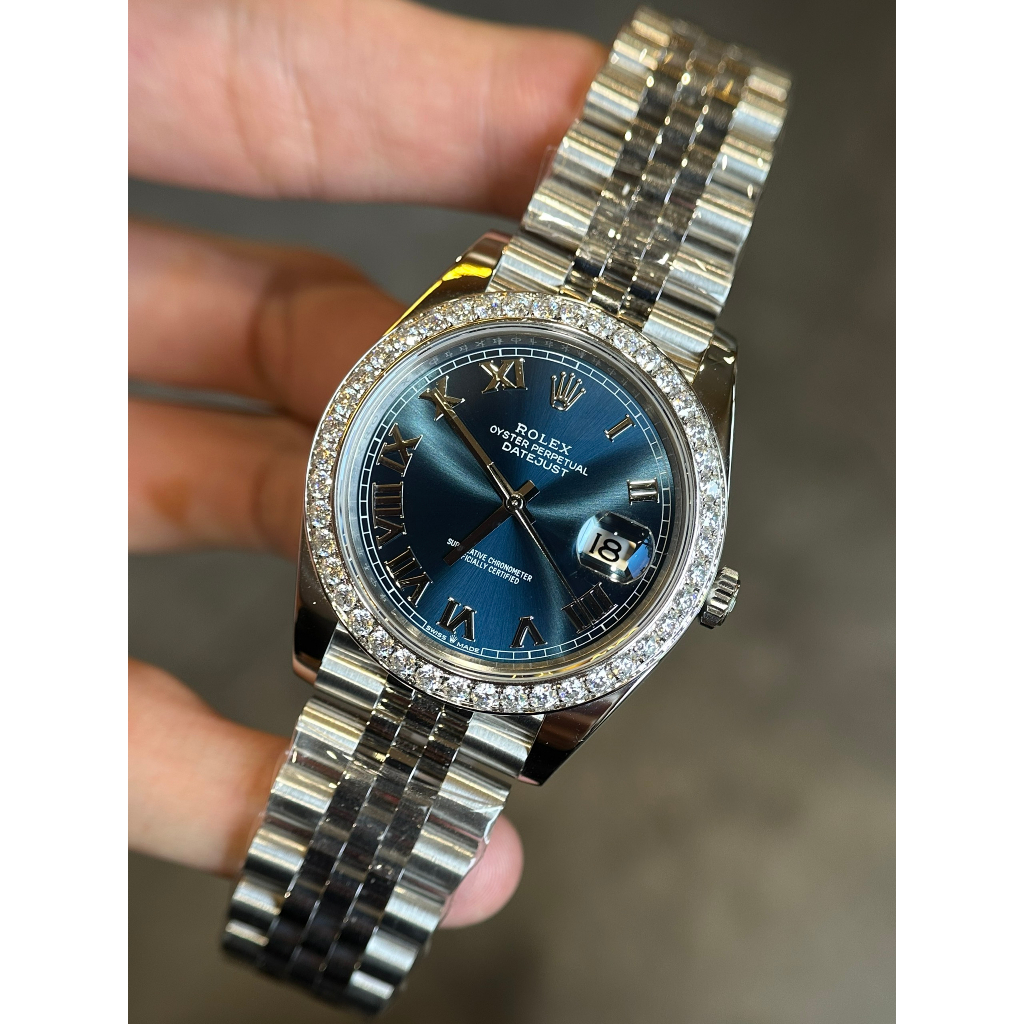 Đồng hồ nam Rolex DateJust 41mm máy Calibre 3235 28800mph, chất lượng chi tiết 99% Aut