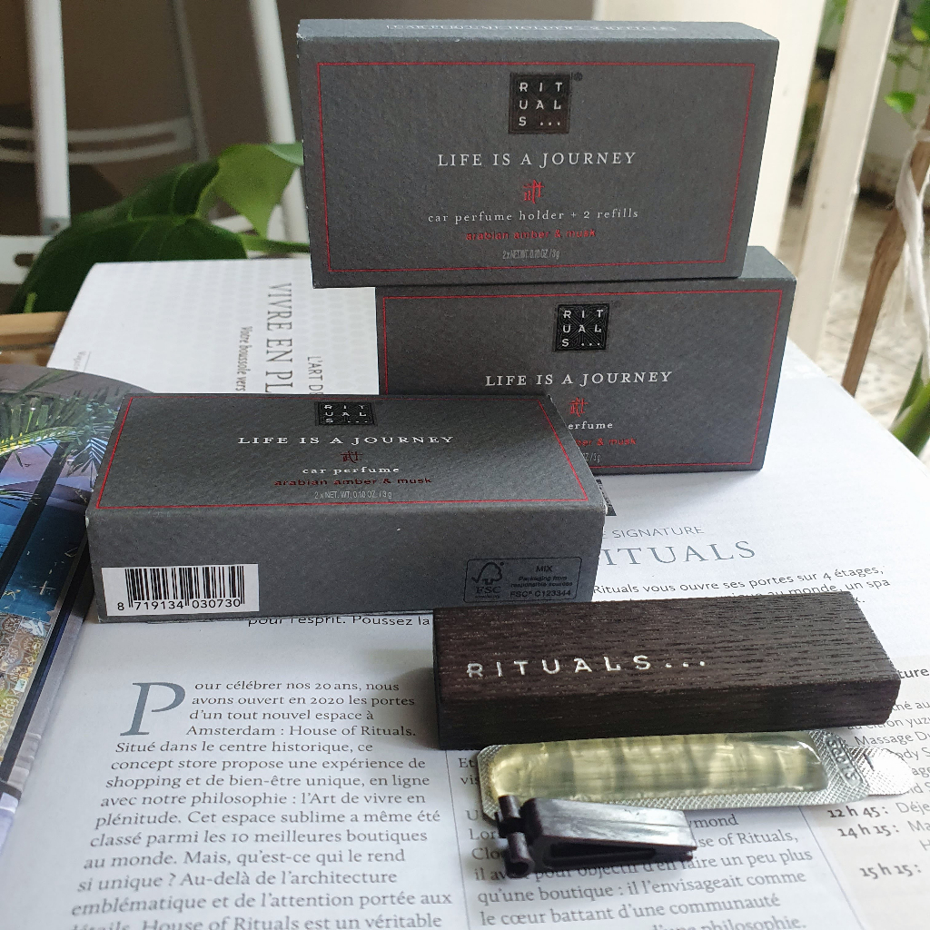 Sáp thơm ô tô Rituals car perfumed kẹp cửa gió ô tô chuẩn UK