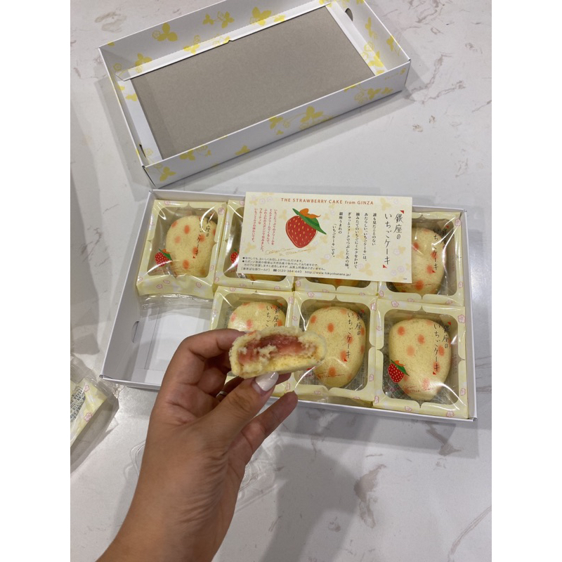 Bánh dâu ginza hộp 8 chiếc