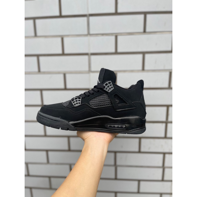 Giày thể thao Jordan4 đen full