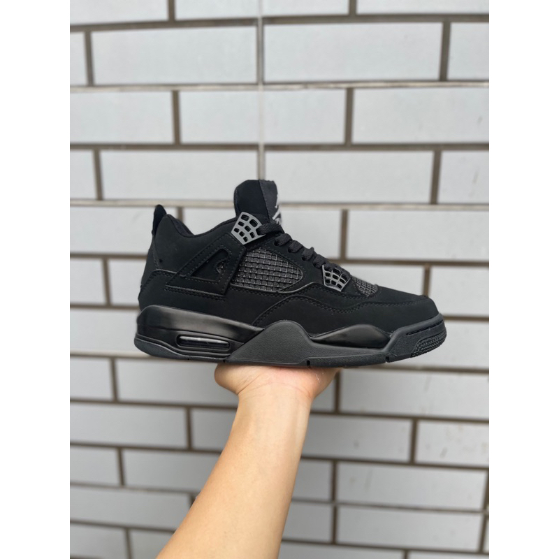 Giày thể thao Jordan4 đen full