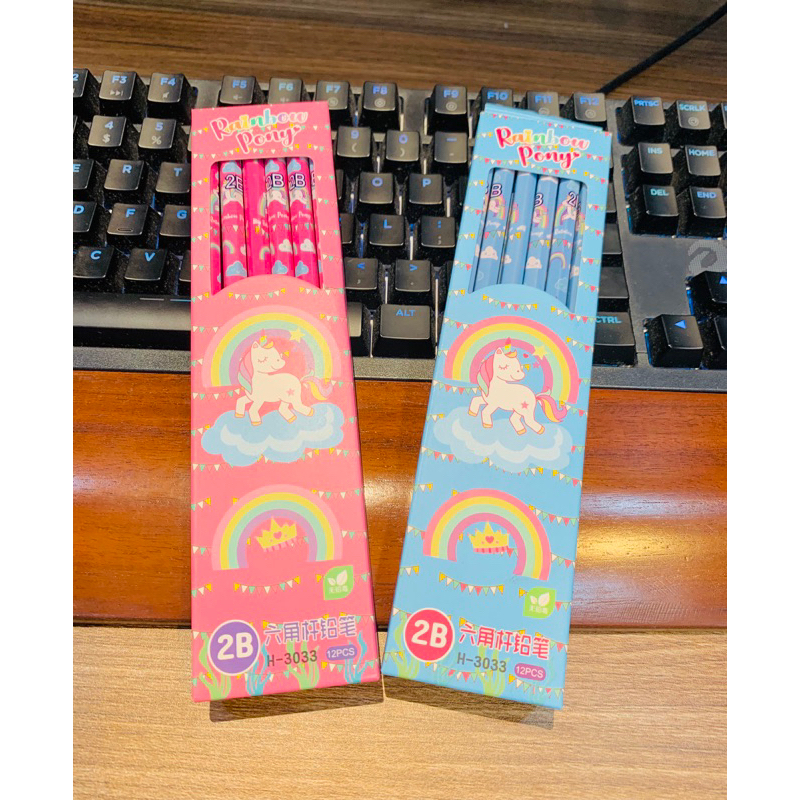 BÚT CHÌ UNICORN 2B HOẠT HÌNH SIÊU DỄ THƯƠNG CÓ TẨY