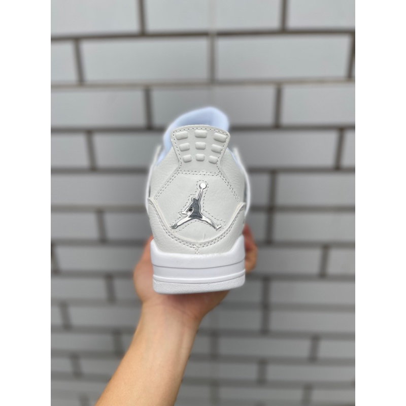 Giày thể thao Jordan4 trắng full