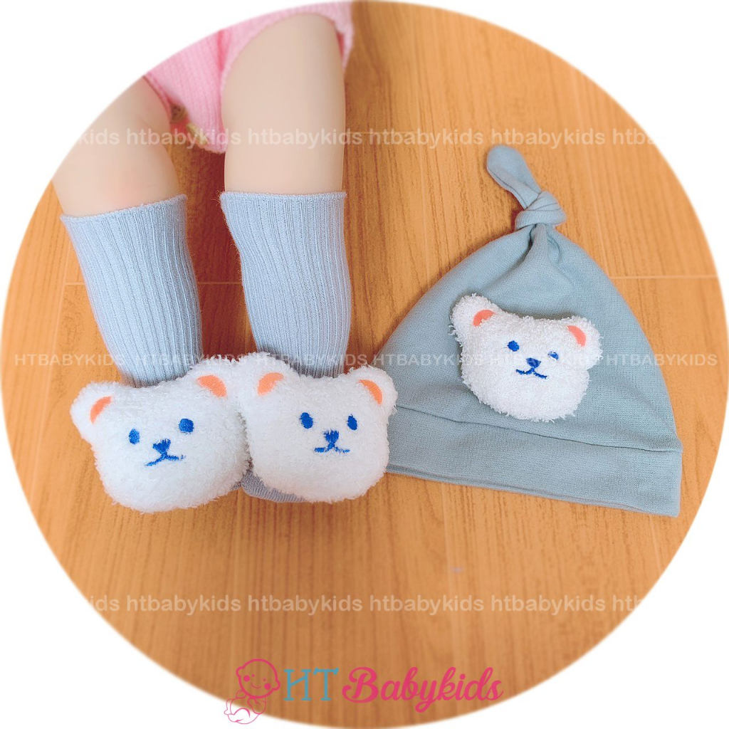 BỘ TẤT THÚ VÀ NÓN CỦ TỎI Đáng Yêu Cho Bé Trai Bé Gái