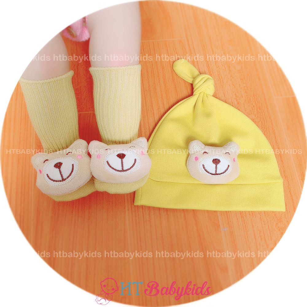 BỘ TẤT THÚ VÀ NÓN CỦ TỎI Đáng Yêu Cho Bé Trai Bé Gái