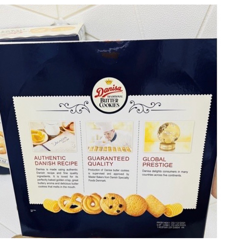 NEW2023 Bánh Quy Bơ Danisa Cao Cấp Hộp 454g/681g