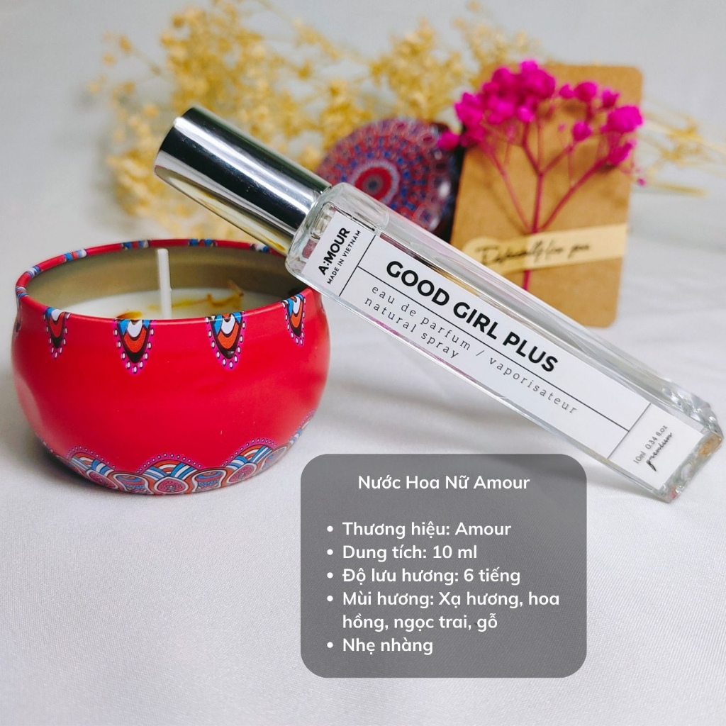 Set quà nến thơm, nước hoa làm quà sinh nhật cho nữ, quà tặng nữ kèm túi