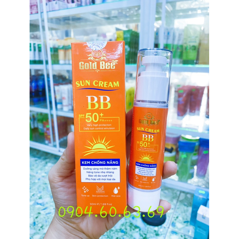 Kem BB Chống Nắng GOLD BEE 50ml SPF 50+