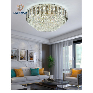 Đèn chùm pha lê, đèn trần trang trí HAPOVA MARTIN 185 cỡ 800mm