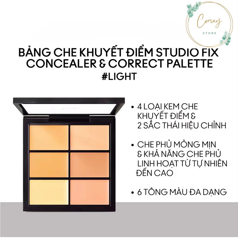 Bảng che khuyết điểm MAC Conceal And Correct Palette  - Light