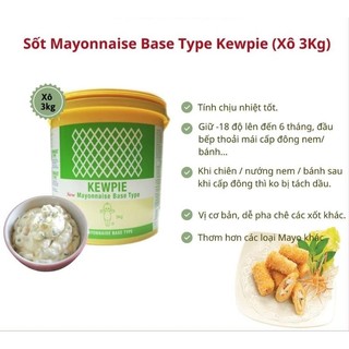 Xốt mayonnaise dành cho đầu bếp/horeca base type kewpie xô 3kg