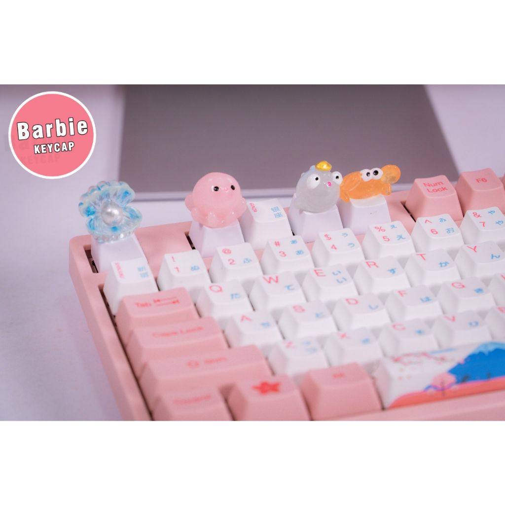 Nút bàn phím cơ R4 keycap lẻ Thế Giới Kì Quan của biển