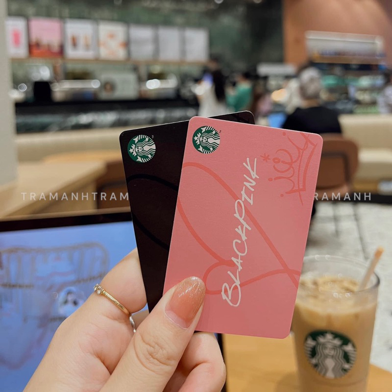 STARBUCKS KOREA MEMBER CARD THẺ BLACKPINK 2023 PHIÊN BẢN GIỚI H