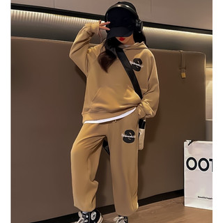 Bộ thu đông hoodie nỉ "RS" 18-52kg cho bé gái 4-14 tuổi. Đồ bộ bé gái, set đồ bé gái, bộ thu đông bé gái D6682 D3752