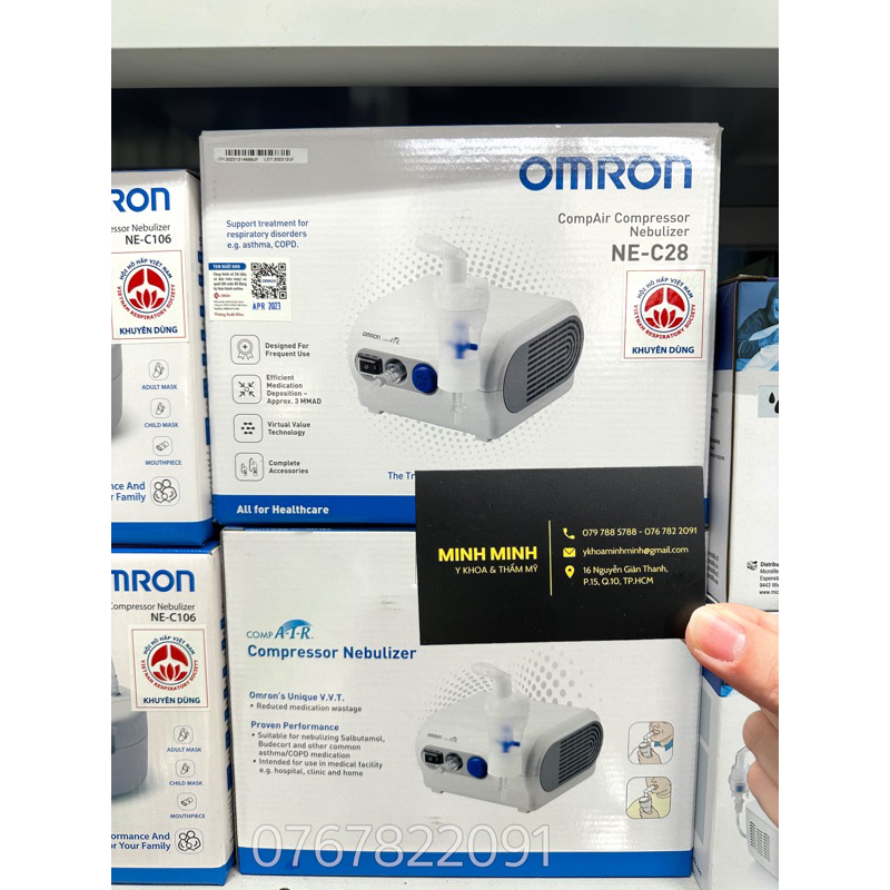 Máy Xông Khí Dung Mũi Họng Omron NE-C28