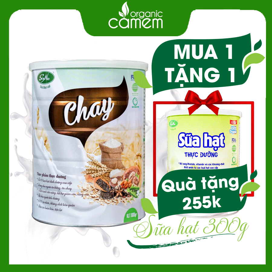 SỮA CHAY 11 LOẠI HẠT SOYNA - SỮA THỰC VẬT DINH DƯỠNG CHO NGƯỜI ĂN CHAY- HÀNG CHÍNH HÃNG