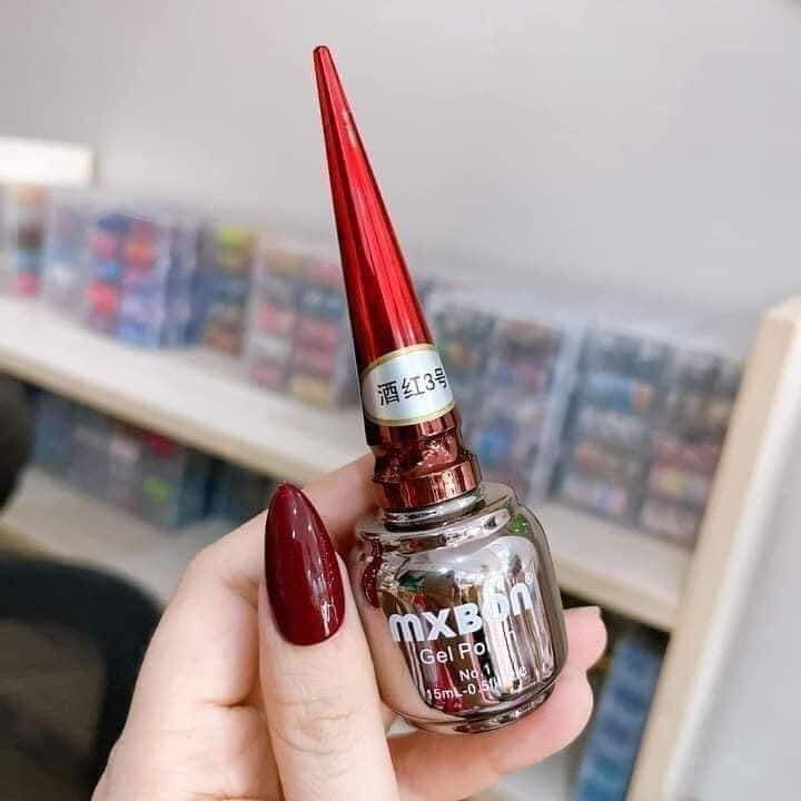 Sơn Đỏ Mxbon Lẻ Số 1-2-3-4-5-6 Chai 15ml