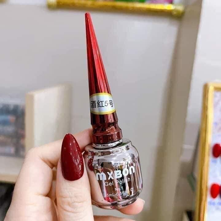 Sơn Đỏ Mxbon Lẻ Số 1-2-3-4-5-6 Chai 15ml