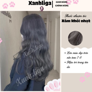 thuốc nhuộm tóc xám khói nhẹ