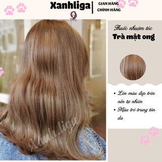 Thuốc nhuộm tóc trà mật ong + tặng oxy trợ dưỡng