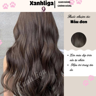 thuốc nhuộm tóc nâu đen +tặng kèm trợ dưỡng - Ngọc Khuê Shop - Xanh Liga