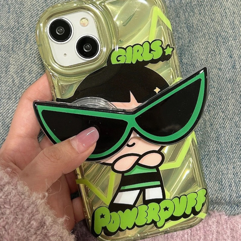 Ốp Lưng IPHONE 3 cô gái siêu nhân Powerpuff dễ thương tặng kèm giá đỡ đủ dòng máy iphone