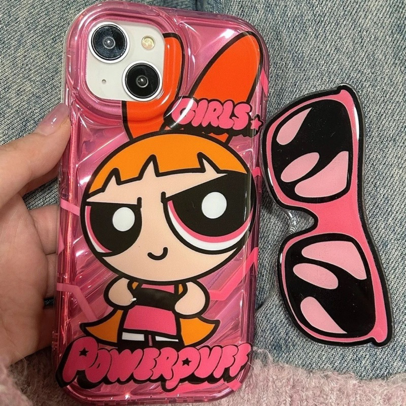 Ốp Lưng IPHONE 3 cô gái siêu nhân Powerpuff dễ thương tặng kèm giá đỡ đủ dòng máy iphone