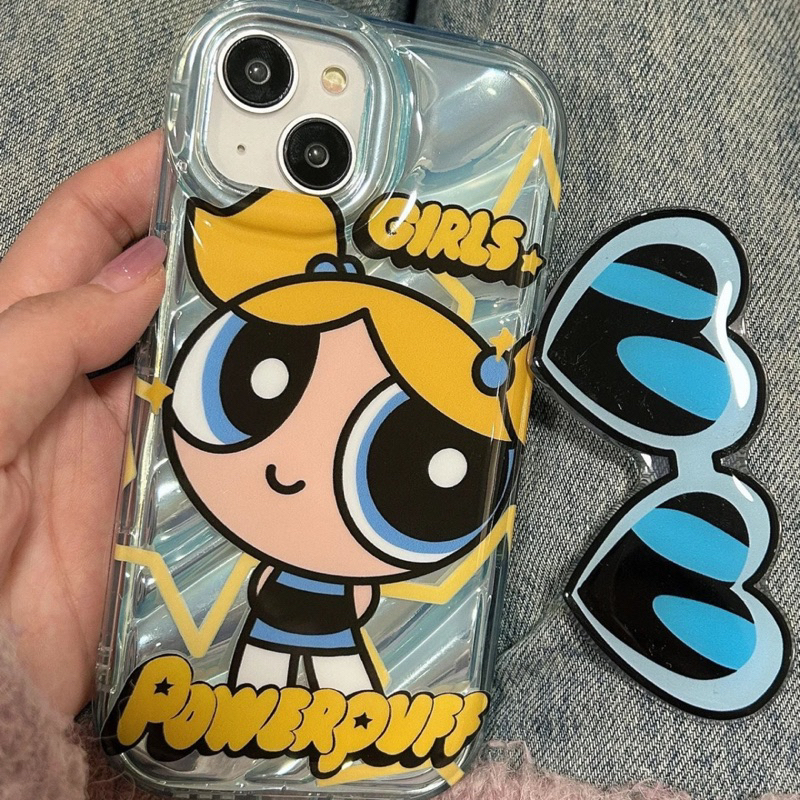 Ốp Lưng IPHONE 3 cô gái siêu nhân Powerpuff dễ thương tặng kèm giá đỡ đủ dòng máy iphone