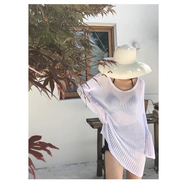 Áo lưới đi biển sành điệu