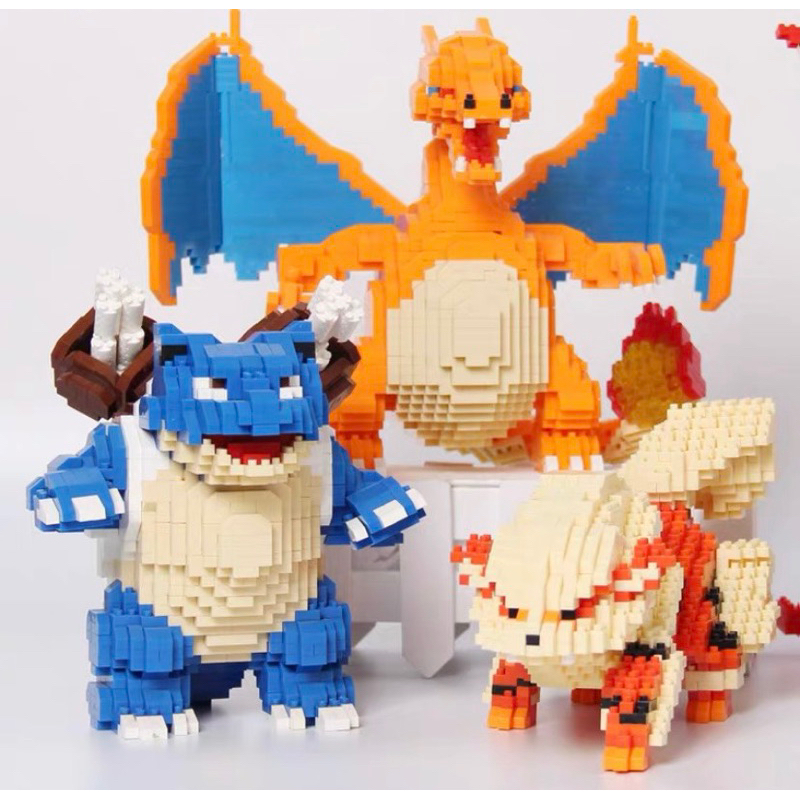Mô hình lắp ghép Pokemon Size 25cm + tặng 1 hình xăm dễ thương bất kỳ
