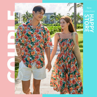 Đồ đôi nam nữ dễ thương, đồ cặp nam nữ váy áo đôi chất đẹp để chụp hình cưới, đi du lịch, đồ đôi đi biển nam nữ