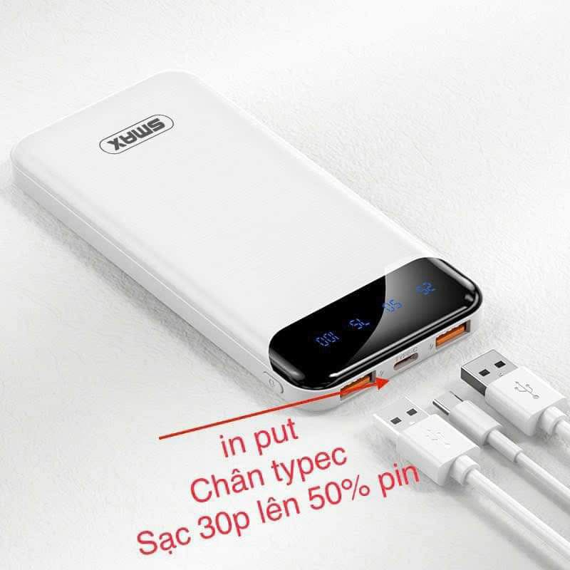 Sạc Nhanh  SMAX 20.000mah