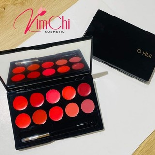 Bảng son lỳ ohui 10 màu mẫu mới nhiều dưỡng lâu trôi